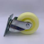 Swivel Plate White Nylon Wheel Caster 2.5 Inch