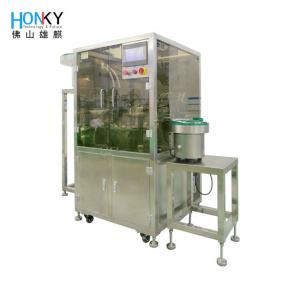China Automatic Essential Oil Small Bottle Filling And Capping Machine With High Precision Ceramic Pump factory