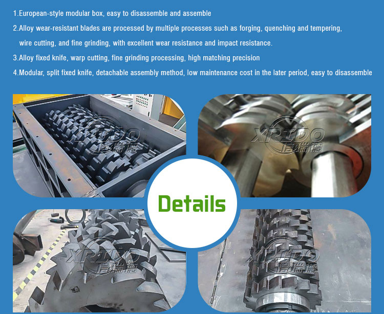 Fridge Recycling Scrap Metal Crusher CE Industrial Metal Shredder Machine
