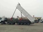 Construction Machinery Semi Tipper Trailer Hydraulic Tipping Trailers