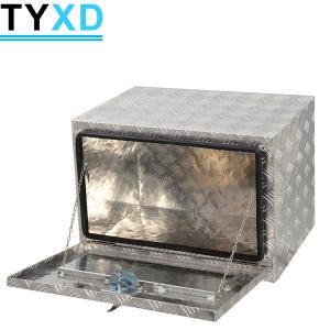 China 24 Inch Metal Tool Box , Heavy Duty Aluminum Truck Under Bed Tool Boxes factory