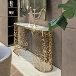 Corridor Bar Cabinet Console Table 0.4m Marble Sideboard Buffet