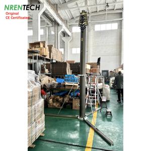 China 20m lockable pneumatic telescopic mast 30kg payloads-3.7m closed height-for antenna factory