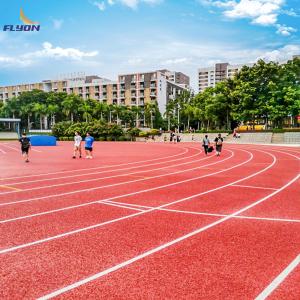 Seamless Monolithic Rubber Running Track with Competition-Ready Design and