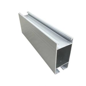 China Closet Handle Silver Anodized 6063 T5 Wardrobe Aluminium Profile on sale
