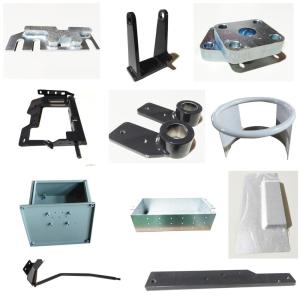 China Powder Coated Q235 Q345B Galvanized Sheet Metal Machining Parts factory