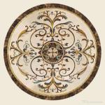 China marble Stone Carving Sculpture Yellow with brown MD-W-04