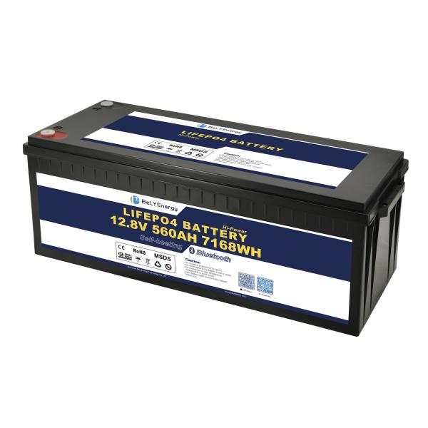 Large Capacity Low Self-Discharge Rate High Power Li-Ion Battery 12V560Ah For