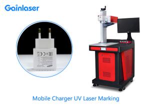 China UV Laser Logo Printing Machine Movable for Plastic , Glass , Leather , Ceramic , Metal factory