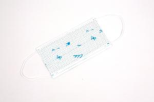 China EN1468 Metallic Nose Clip Spunbond Children Face Mask factory