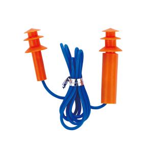 China 28dB SNR Yellow EP115 Silicone Corded Earplugs with PVC Line factory