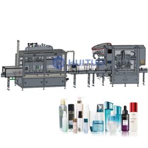 China Highly Flexible Linear Bottle Liquid Follow Up Filling Machine Filler factory
