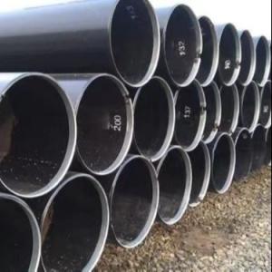 China 0.4mm to 8mm Wall Thickness 4 Inch ERW Black Welded Steel Pipes API 5L X60 ASTM A179 factory