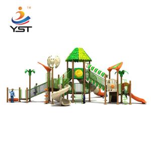 China Customized Outdoor Kids Playground Slides Plastic Children 19122 factory