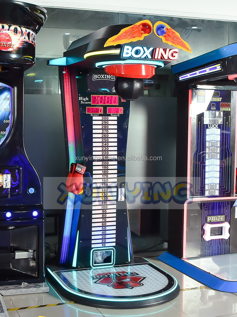 Indoor Amusement Prize Redemption Boxing Punch Machine Arcade Game