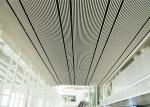 J Shaped Plug in Blade Suspended Metal Ceiling Tiles Modern For Shopping Centre