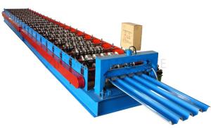 China Automatic Roof Panel Roll Forming Machine , Roofing Sheet Making Machine factory