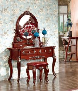 China italian classic furniture wood antique dressing table factory
