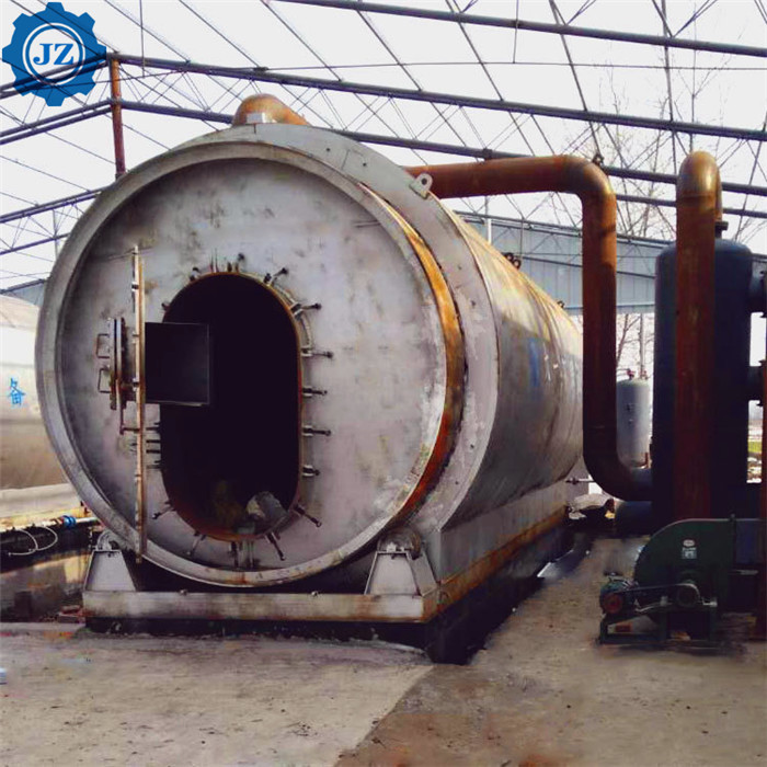 15 Ton No Pollution Waste Tire Pyrolysis Machine Scrap Tire Recycling To Oil Line