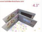 Advertising Rechargeable Video in print brochure MP3 / MP4 / wifi supported