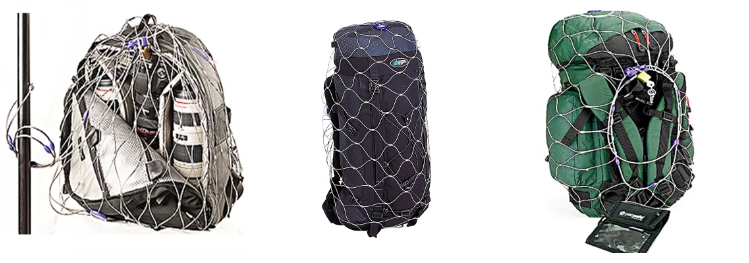 Stainless Steel 304 316 Rope Mesh Security Bag Anti-Theft Backpack Protector Safety Lock Net