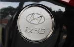 Custom Auto Body Trim Parts , Stainless steel Fuel Tank Cap Cover For Hyundai