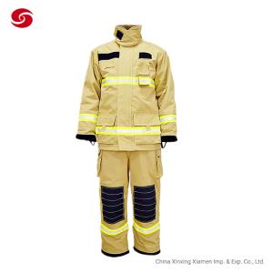 China Thailand Fire Fighting Suit/Firefighter Protective Clothing/En Standard Firefighter Fire Resistant Suit Flame and Heat Resistant Fireman Suit factory