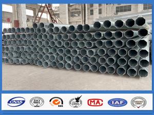 China 45ft Two Sections Hot Dip Galvanized Octagonal Burial Steel Pole factory