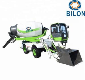China High Efficient 4 CBM Mini Concrete Mixer Truck Closed Circuit Hydraulic Rotation System factory