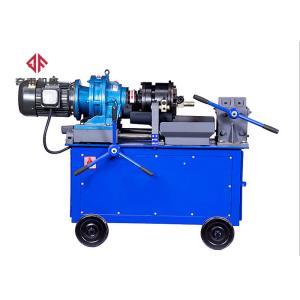 Construction Tool Rebar Threading Machine , 4kw Coupler Threading Machine
