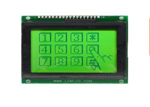 China 18 Pins 128 X 64 Graphic LCD Module Stn Positive 12864 Screen TN Viewing Angle factory