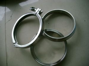 China Galvanized Pipe Heavy Duty Pipe Clamps Fitting Mounting Bracket 0.7mm - 2.0mm factory