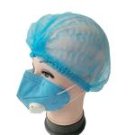 PP Nonwoven Disposable Bouffant Caps , Colorful Disposable Scrub Caps