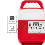 Home 12v DC Solar Lighting Energy System Mini Portable 25w Ups Portable Home Mp3
