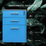 3 Drawers Mobile File Cabinets