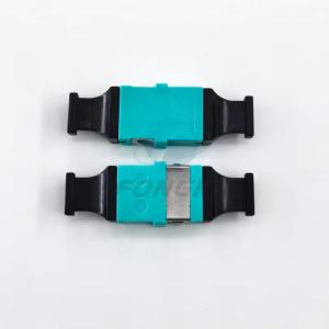 China MPO Simplex Fiber Adapter Optical Coupler No Flange OM3 Fiber Optic Adapter factory