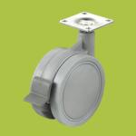 China supplier double wheel casters swivel plate caster