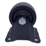 Nylon Low Center Of Gravity Rigid Plate Caster Wheel 50mm