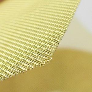 China Liquid And Gas Filtration Brass Woven Mesh Screen factory