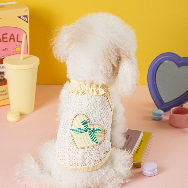 Breathable Summer Wear Clothes For Puppy Dogs Reflective Soft Pet wearing Clothing