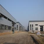 Long Span Steel Space Truss Buildings Modern Metal Frame Prefaricated Workshop
