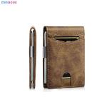 Custom Logo RFID Blocking Wallet in PU Leather for Daily Life and Credit Card