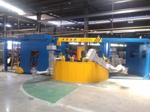China Small 3 Arm Roto Casting Machine Fully Automatic factory