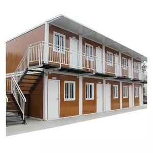 China Modern flat pack folding prefabricated luxury villa container house 20ft prefab container house for sale factory