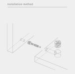 36mm Steel Minifix Spreading Bolts With Dowel, Furniture Connector for flat