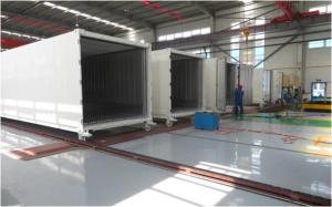China White Refrigerated Shipping Container Height 2896MM High Efficiency Durable factory