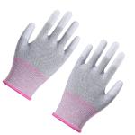 Anti Static Black Nylon Dipped ESD Safety Work Gloves Pu Touchscreen Extreme