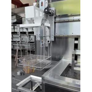 Single Arm Manipulator Conveying Cleaning Machine Set Up Bubbling Mechanism