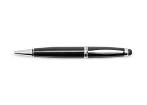 China Pen Shape Logo Usb Flash Drive Leather Material USB2.0 Interface Certified Safe factory