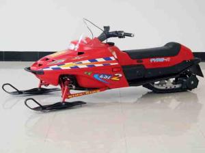 China Yamaha125CC Snowmotorcycle Snowmotorbike Blue Snowmobile For Men / Women , Modern Snow Sco factory